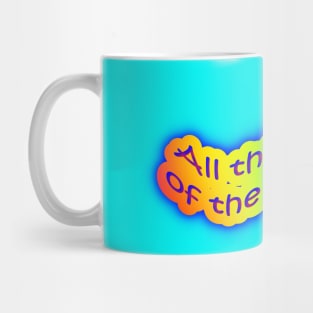 All The Colors of the Rainbow Words Mug
